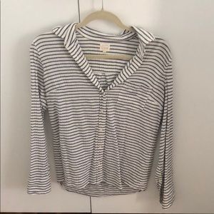 Jcrew women’s striped button down